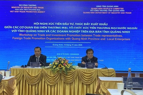Hội nghị xúc tiến đầu tư, thúc đẩy xuất khẩu giữa các cơ quan đại diện thương mại, tổ chức Xúc tiến thương mại nước ngoài với tỉnh Quảng Ninh và các Doanh nghiệp xuất khẩu
